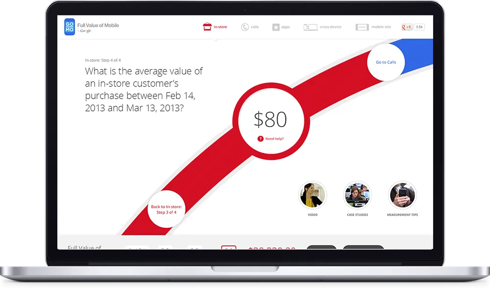 Google FVM In store Interface
